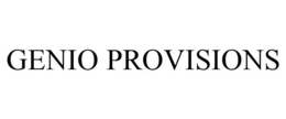 GENIO PROVISIONS trademark