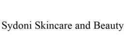 SYDONI SKINCARE AND BEAUTY trademark