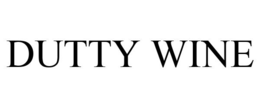 DUTTY WINE trademark