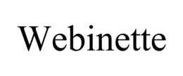 WEBINETTE trademark
