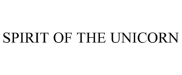 SPIRIT OF THE UNICORN trademark