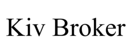 KIV BROKER trademark