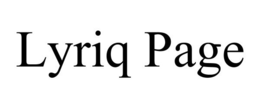 LYRIQ PAGE trademark