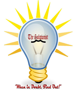 THE SOLUTIONIST "WHEN IN DOUBT, FIND OUT!" trademark