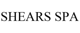 SHEERS SPA trademark