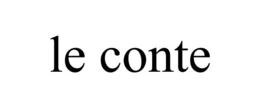 LE CONTE trademark