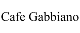 CAFE GABBIANO trademark
