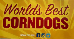 WORLD'S BEST CORNDOGS THE LOVE TRUCK. trademark
