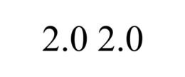 2.0 2.0 trademark
