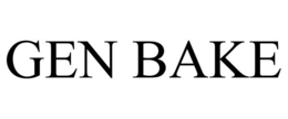 GEN BAKE trademark