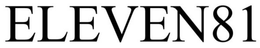 ELEVEN 81 trademark
