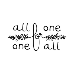 ALL FOR ONE ONE FOR ALL trademark