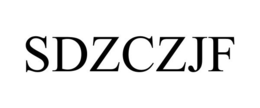 SDZCZJF trademark
