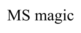 MS MAGIC trademark
