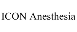 ICON ANESTHESIA trademark