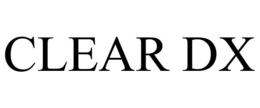 CLEAR DX trademark