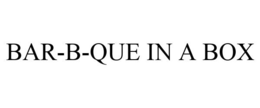 BAR-B-QUE IN A BOX trademark