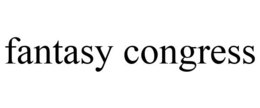 FANTASY CONGRESS trademark