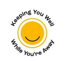 KEEPING YOU WELL WHILE YOU'RE AWAY trademark