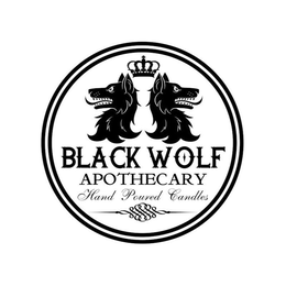 BLACK WOLF APOTHECARY HAND POURED CANDLES trademark