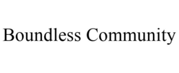 BOUNDLESS COMMUNITY trademark