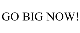 GO BIG NOW! trademark