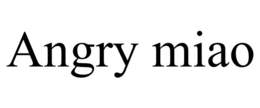 ANGRY MIAO trademark