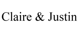 CLAIRE & JUSTIN trademark