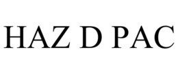 HAZ D PAC trademark