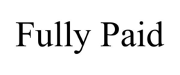 FULLY PAID trademark