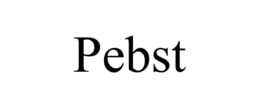 PEBST trademark