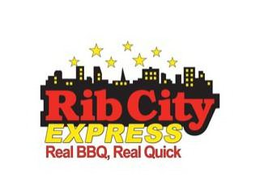 RIB CITY EXPRESS REAL BBQ, REAL QUICK trademark
