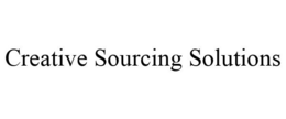 CREATIVE SOURCING SOLUTIONS trademark