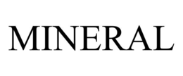 MINERAL trademark