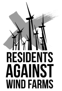 X RESIDENTS AGAINST WIND FARMS trademark