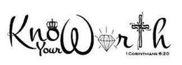 KNOW YOUR WORTH 1 CORINITHIANS 6:20 trademark