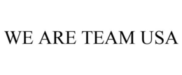 WE ARE TEAM USA trademark