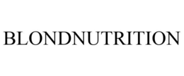 BLONDNUTRITION trademark