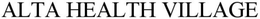 ALTA AT HEALTH VILLAGE trademark