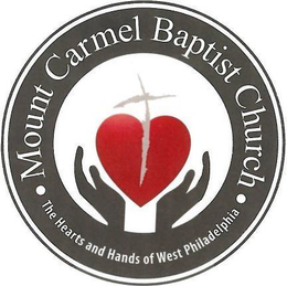 MOUNT CARMEL BAPTIST CHURCH THE HEARTS AND HANDS OF WEST PHILADELPHIA trademark