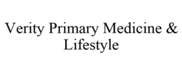 VERITY PRIMARY MEDICINE & LIFESTYLE trademark