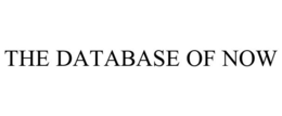 THE DATABASE OF NOW trademark