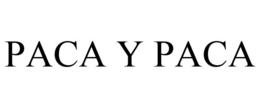PACA Y PACA trademark