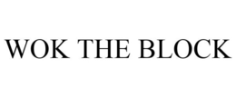 WOK THE BLOCK trademark