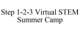 STEP 1-2-3 VIRTUAL STEM SUMMER CAMP trademark
