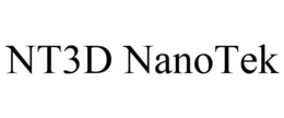 NT3D NANOTEK trademark