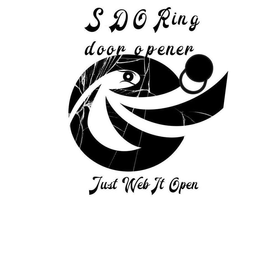 SDO RING DOOR OPENER JUST WEB IT OPEN trademark