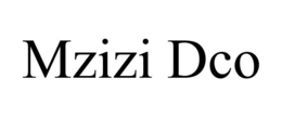 MZIZI DCO trademark