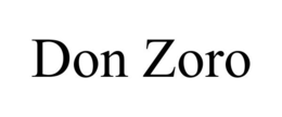 DON ZORO trademark