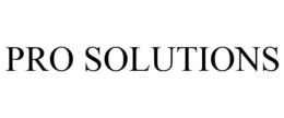 PRO SOLUTIONS trademark